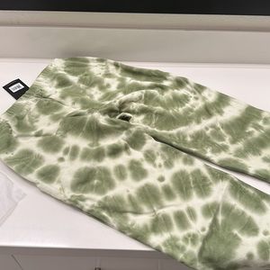 Brand New Girls Sweats in a green Camo color